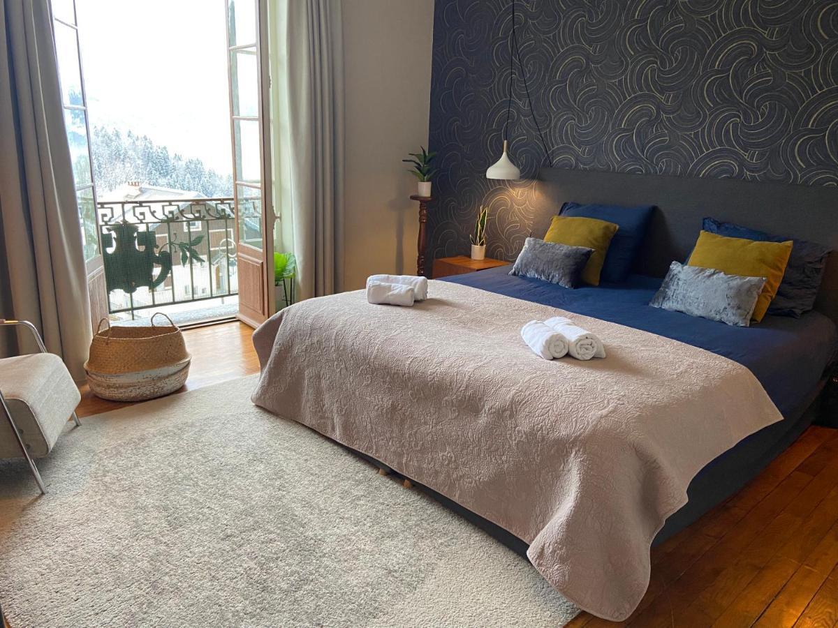 Elegant Historic Apartment Le Mont Joly - 3 Bed 2Bath View 80M2 圣热尔韦莱班 外观 照片